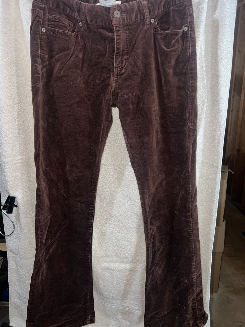 Old Navy Brown velvet Flare Pants